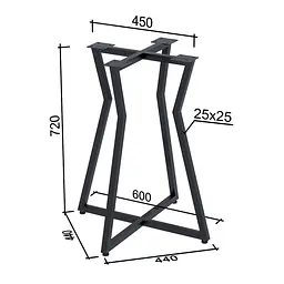 Опора для столу Кейтлін Loft Design - мініатюра 2