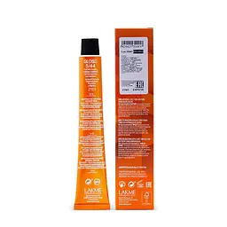 Тонувальна крем-фарба для волосся Lakme Gloss Color Rinse відтінок 5/44 світлий каштан мідно-червоний 60 мл - мініатюра 4