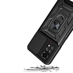 Панель BeCover Military для Xiaomi Redmi Note 11 Pro / 12 Pro 4G Black (707421) - мініатюра 4