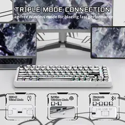 Клавіатура Attack Shark X82 Pro RGB HE Magnetic Switch Wireless Comic (AS-6972792470719-C-UA) [166729] - мініатюра 6