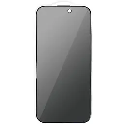Захисне скло Privacy 5D (тех.пак) для Apple iPhone 17 / 16 Pro (6.3) Чорний