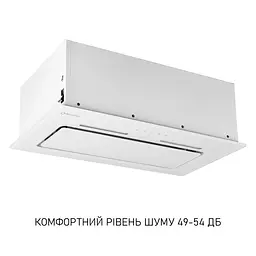 Витяжка повновбудована MINOLA HBI 6473 WH GLASS 800 LED Line - мініатюра 6
