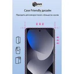 Скло захисне Dengos Full Glue Xiaomi Redmi Note 15 5G Black (TGFG-426) - мініатюра 3