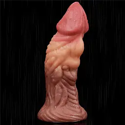 Фалоімітатор Dual-Layered Silicone Nature Cock 7.0'' 18 см коричневий - мініатюра 7