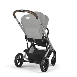 Коляска Cybex Balios S Lux SLV Stone Grey з бампером (524001179) - мініатюра 2