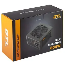 Блок живлення GTL 600W Gaming Star 80 Plus 80+ (GTLGS600BK) Black - мініатюра 5