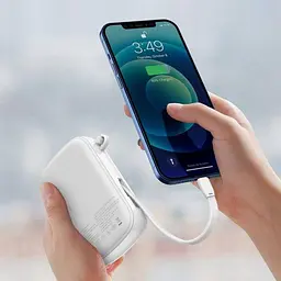 Портативна батарея Powerbank Baseus Qpow Digital Display Quick 20000 mAh 20 With Type-C Cable PPQD-H02 White - мініатюра 7