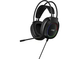 Навушники з мікрофоном AOC ACG2500BK RGB Black - мініатюра 2