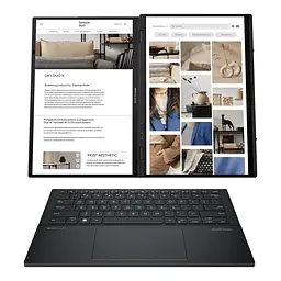 Ноутбук ASUS 14 Zenbook Duo UX8406CA-QL047X FHD Touch OLED/Intel Ultra 9 285H/32GB/2TB/UMA/W11P/Grey (90NB14X1-M001P0) - мініатюра 3