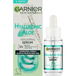 Гіалуронова Алое-сироватка для обличчя Garnier Skin Naturals Супер Гладкість, 30 мл (C6629700) - мініатюра 5