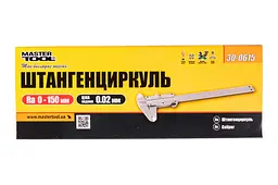 Штангенциркуль механічний Mastertool 150 мм ціна поділу 0.02 мм - мініатюра 4