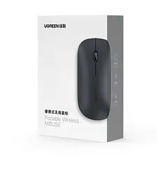 Бездротова мишка комп'ютерна Ugreen Portable Wireless Mouse MU001 чорна (UGR-90374) - мініатюра 5