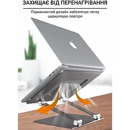 Підставка для ноутбука OfficePro LS111G Grey [144441] - мініатюра 8