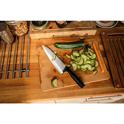 Ніж кухонний Fiskars Functional Form кухарський великий 19.9 см, нержавіюча сталь, пластик, чорний kuh0014597 - мініатюра 3