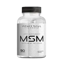 Препарат для суглобів і зв'язок Powerful Progress MSM 1000 mg, 90 капсул