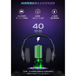 Ігрова гарнітура Kapeydesi Captain 400 USB-адаптер 2.4G Bluetooth 5.2 - мініатюра 5