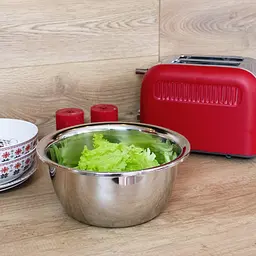 Миска кухонна глибока посилена з нержавіючої сталі Ø 25 см H 11 см 3 л, Kitchen Master Сріблястий 85313 - мініатюра 3