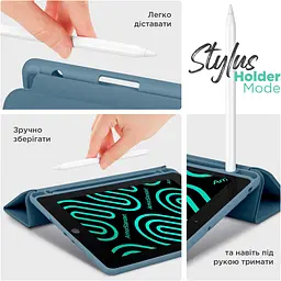 Чохол-книжка ArmorStandart Smart Fold Pen для Samsung Galaxy Tab A11 Plus Lavender Grey (ARM89309) [157305] - мініатюра 5
