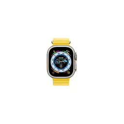Смарт-годинник Apple Watch Ultra GPS + Cellular 49 mm Titanium Case with Yellow Ocean Band (MNH93/MNHG3) - мініатюра 4
