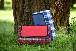 Плед Ardesto Picnic 130х170 см 100% поліестер клітинка червоний pbe0050457 - мініатюра 8