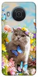 Чохол Demsky Spring cat для Nokia X10 / X20