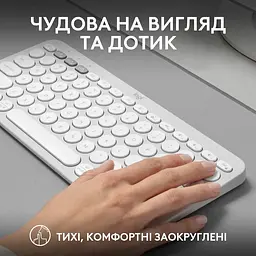 Клавіатура Logitech K380s Pebble Keys (L920-011852) - мініатюра 5