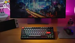 Клавіатура механічна P1 Pro 84Key, Keychron Super Banana, WL/BT/USB-A, QMK/VIA, Hot-Swap, E Lemokey teh0013895 - мініатюра 4