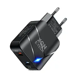 Зарядний пристрій XON PowerCharge 18W (QC3.0) USB Type-А (PCWC018018A2С0B 6174) Чорний