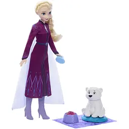 Набір з лялькою Disney Frozen Ельза та маленьке ведмежа з мультфільму Крижане серце (JFG16)