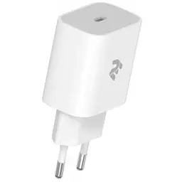 Зарядний пристрій 2E USB-C Wall Charger PD3.0 DC5V/3A, 20W, white (2E-WC1USBC20W-W) - мініатюра 4