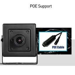 Міні IP камера со звуком Revotech I706, 3 мегапікселя, 2304х1296, підтримка POE, P2P, Onvif (100216) - мініатюра 3