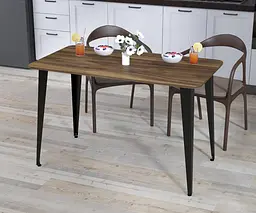 Обідній стіл Лінда 120-65 Закруглені кути Loft Design (Горіх Модена)