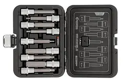 Набір біт у торцевій головці шестигранних HEX Intertool ET-8406 1/2" x H4-H17 x 100 мм (в наборі 9 шт.) Storm - мініатюра 3