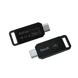 Апаратний ключ SecuX PUFido Clife Key (2FA) сертифікований за стандартом FIDO2, USB Type-C (B0F32FWR2N) - мініатюра 6