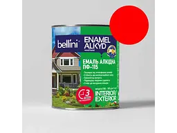 Емаль алкідна ПФ-115 BELLINI Червоний 0.9кг