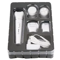 Епілятор акумуляторний Kemei KM-2199 5в1 Білий - мініатюра 9