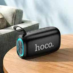 Портативна bluetooth колонка Hoco HC25 чорний - мініатюра 3