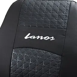 Чохли для сидінь модельні на Daewoo Lanos / Sens комплект Чорний ромб - мініатюра 2