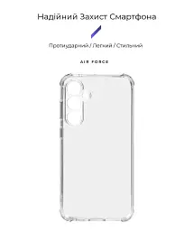 Чохол ArmorStandart Air Force для Samsung S23 FE 5G (SM-S711) Camera cover Clear - мініатюра 2