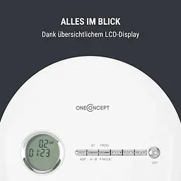 Програвач компакт-дисків OneConcept CDC 100MP3 Discman (10031564) - мініатюра 5
