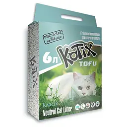 Наповнювач для кошачього туалету Kotix Тофу Classic 2.55 кг 6 л