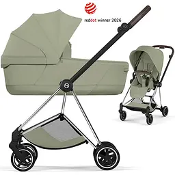 Cybex Mios Style 5.0 коляска 2 в 1 Sage Green шасі Chrome