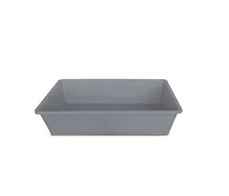 Stefanplast Litter Tray - Туалет відкритий для котів сірий 50x35x12 см