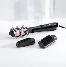 Фен-щітка BaByliss Style Smooth, 1000Вт, 2 режими, іоніз-я, хол. обдув, кераміка, чорний - мініатюра 3