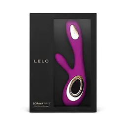 Вібратор-кролик Lelo Soraya Wave 21.8 см малиновий - мініатюра 2