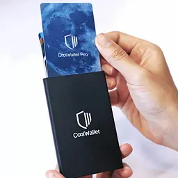 Картхолдер CoolWallet із захистом RFID чорний - мініатюра 3