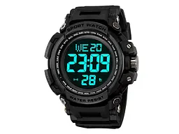 Наручний годинник чоловічий 2422BK Black Skmei acs0029933 - мініатюра 3