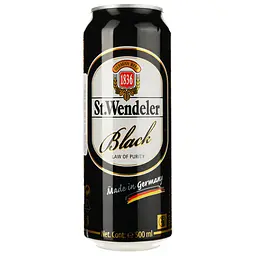 Пиво St.Wendeler Black темне 4.9% 0.5 л з/б