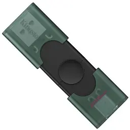 USB флеш накопичувач Kingston 256GB DataTraveler Duo USB 3.2 / Type-C Black/Green (DTDEG2/256GB)
