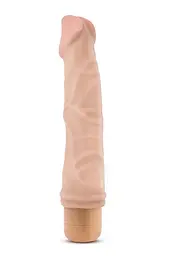 Вібратор Blush Dr. Skin Cock Vibe 6 21.6 см тілесний - мініатюра 3